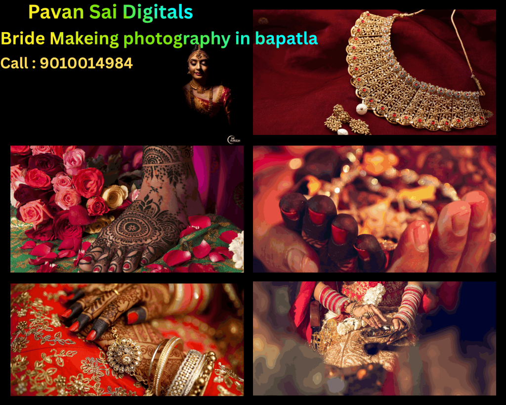 Bridal Makeup Photoshoot by Pavan Sai Digitals Studio